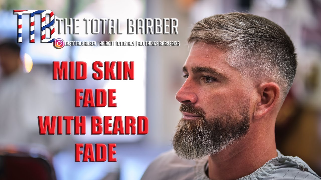 Real time skin fade with beard trim
