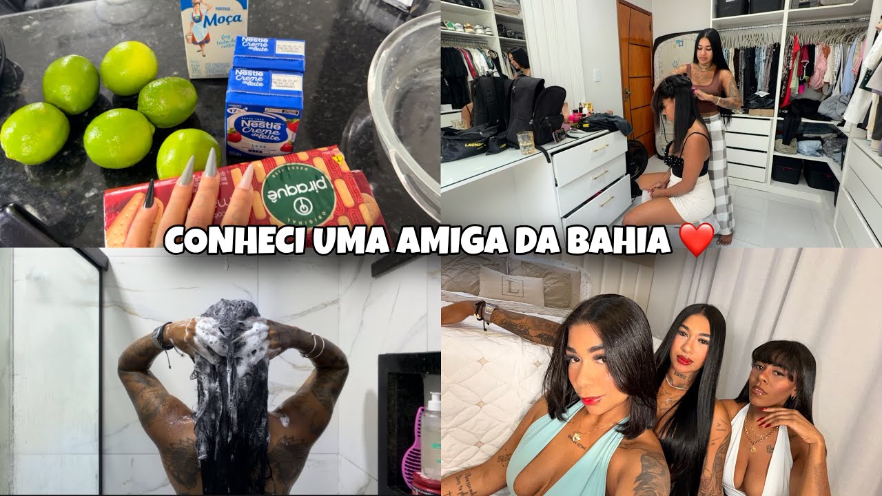 VLOG NA CASA DA AMIGA | CONHECI UMA AMIGA DA BAHIA 😍