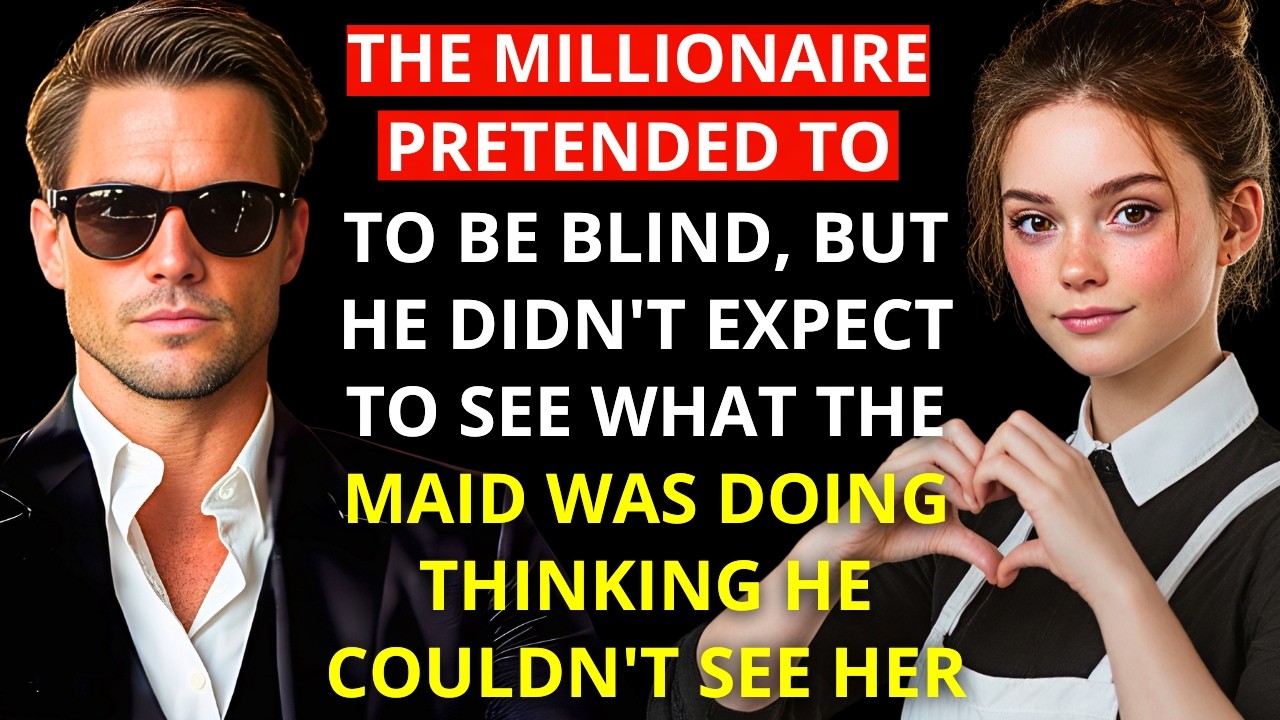 THE MAID SHOWED LOVE BELIEVING THE MILLIONAIRE COULDN&rsquo;T SEE&hellip; AND HIS REACTION LEFT HER SPEECHLESS