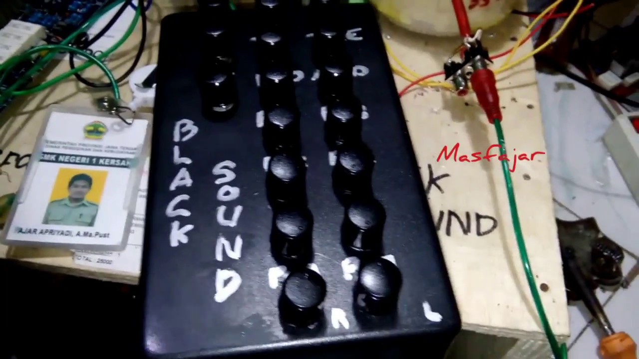 Test Mixer Rakitan Black Sound