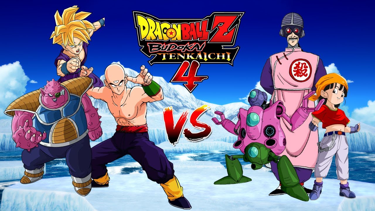 DBZ BT4: Tenshinhan, Gohan SSJ y Dodoria vs Pan, Tao Cyborg y Máquina Pilaf - (Batallas Random)