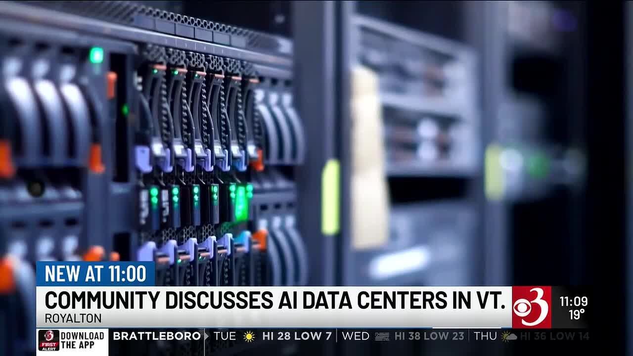Community members discuss regulations for hypothetical AI data centers in Vermont