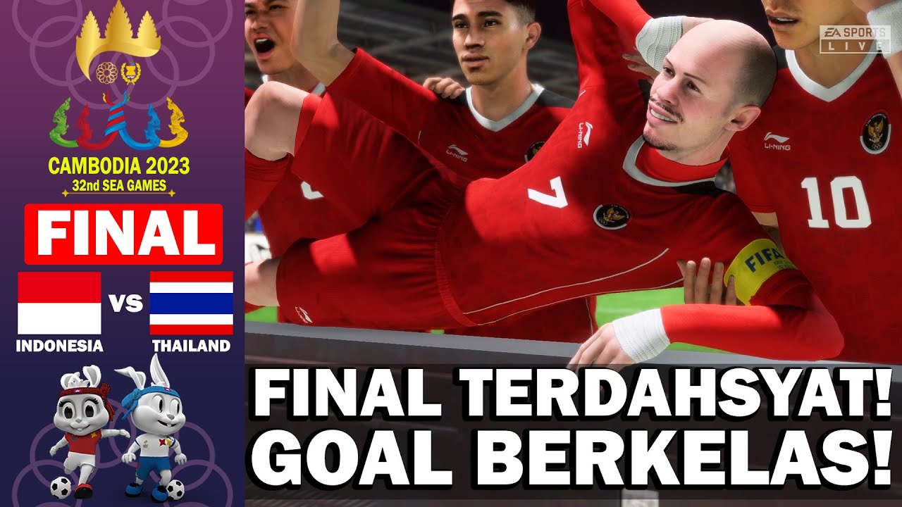 GOL BERKELAS TIMNAS GARUDA!! - INDONESIA VS THAILAND - FINAL SEA GAMES CAMBODIA 2023 (TAMAT)