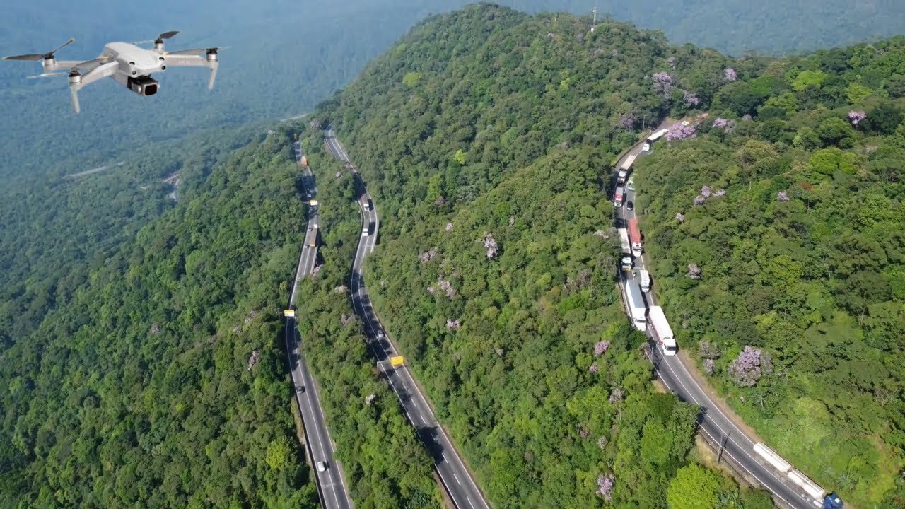 Drone 4K Serra do Mar em Cubatão SP