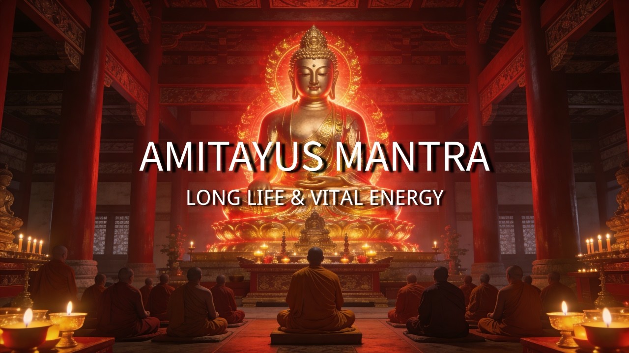 Amitayus Mantra — Long Life, Vital Energy & Longevity Blessings | Buddhist Monk Chant
