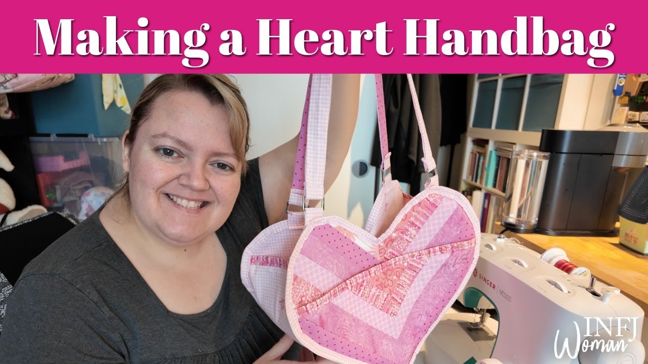 Hand-Sewing a Heart-Shaped Handbag for Valentine’s Day | Crafted by Sarah