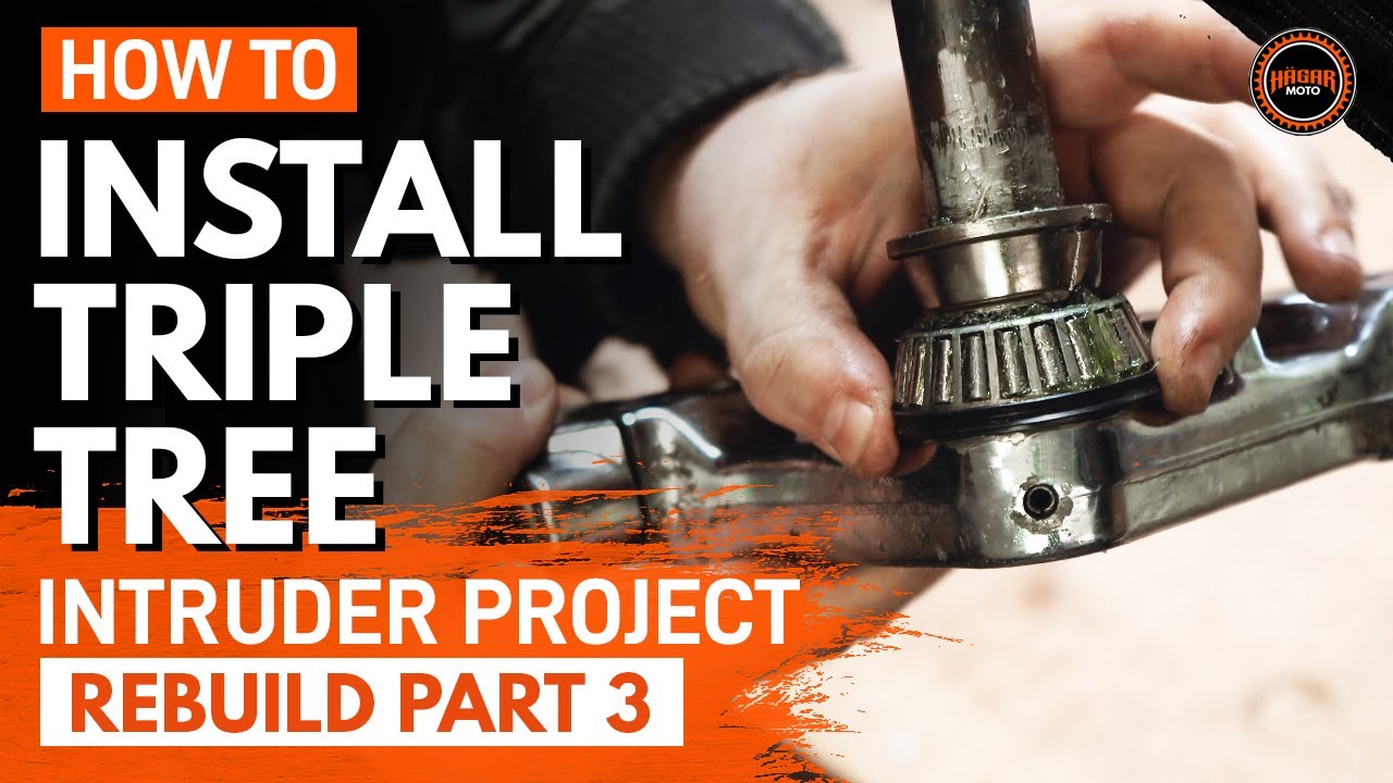 Suzuki Intruder VS1400: Headstock Bearing Replacement 2/2 - Rebuild Part 3