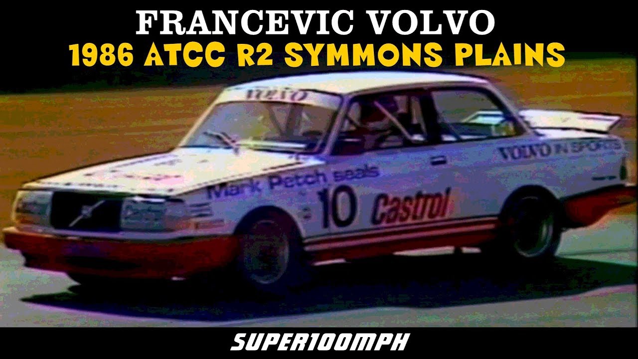 FRANCEVIC VOLVO 1986 ATCC R2 Symmons Plains