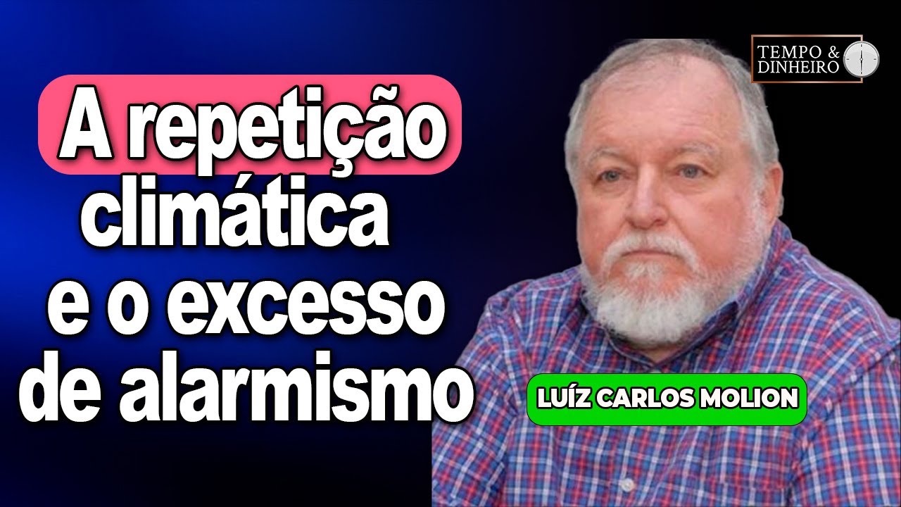 Prof Molion mostra a repetição climática, e afasta o alarmismo