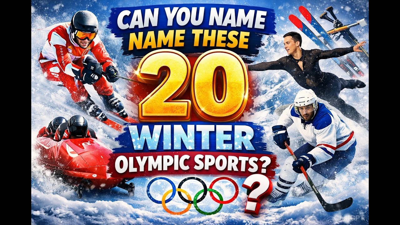 Can You Name These 20 Winter Olympic Sports? ❄️ Ultimate Visual Quiz Challenge!
