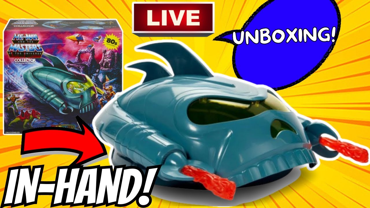 MOTU Origins Cartoon Collector Vehicle LIVE Unboxing In Hand!