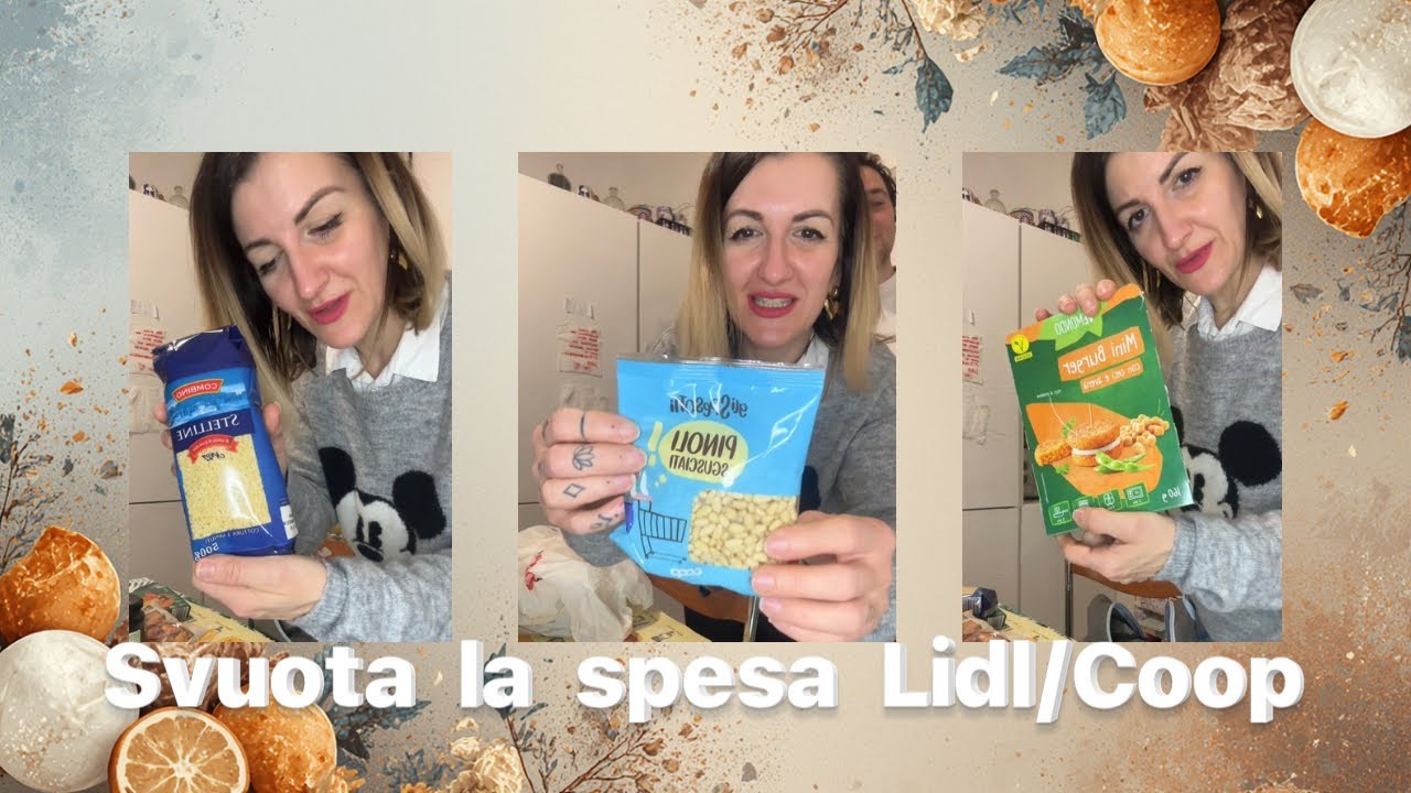 Svuota la spesa Lidl/Coop 🛒🫐🥬 | JessicaF86
