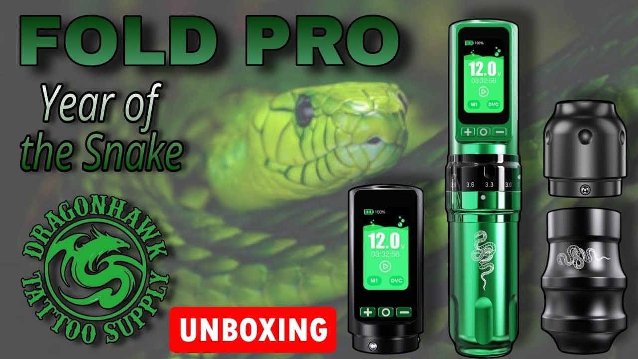 FOLD PRO YEAR OF THE SNAKE🐍 INCREÍBLE 🙌🏻 #tattoo #tattoomachine #maquinadetatuar