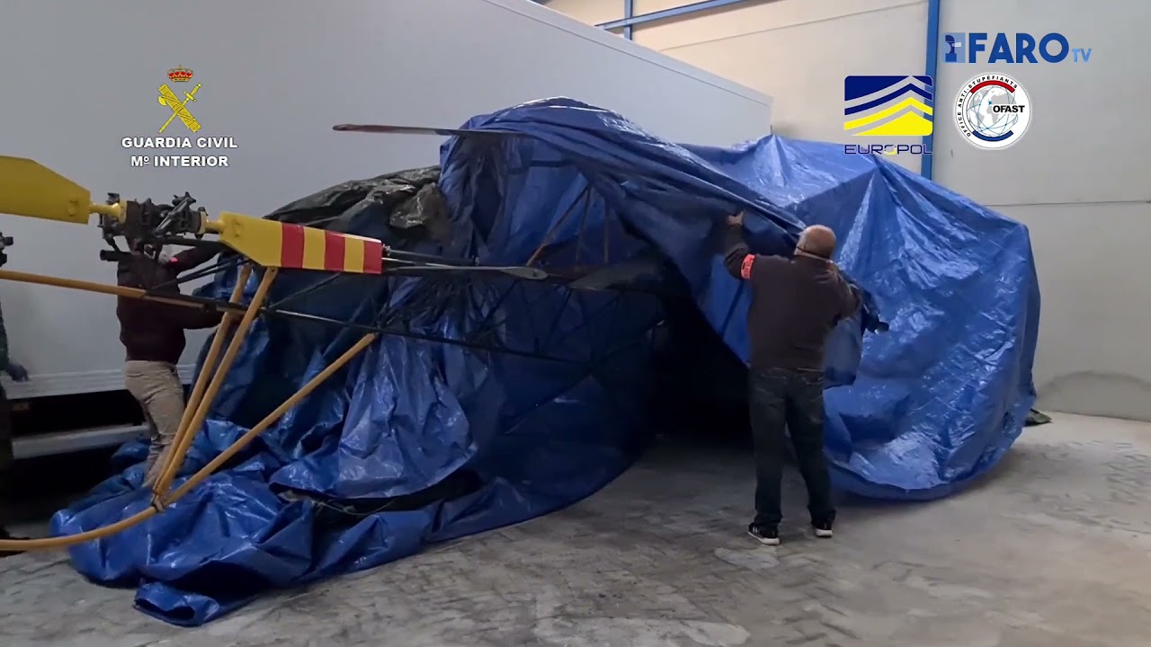 Hachís en helicóptero de Marruecos a España: organización desarticulada