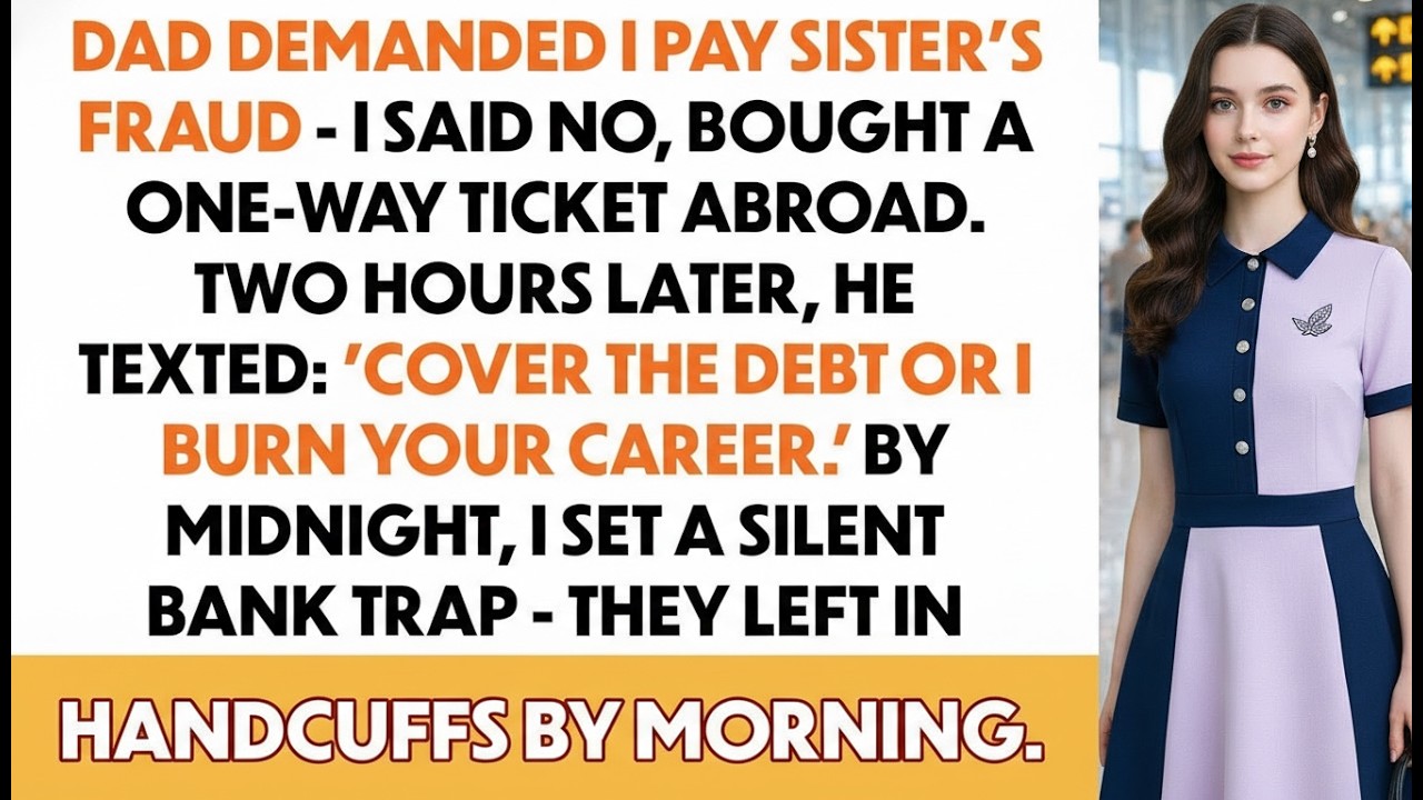 My Dad Forced Me to Pay for My Sister’s Fraud — So I Bought a One Way Ticket and Set a Trap