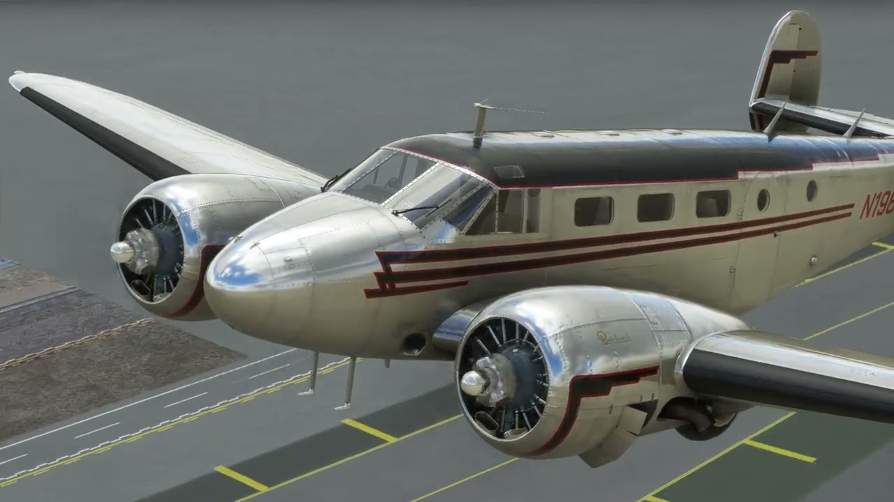 Flight Sim 2020 - Beechcraft Model 18 First Flight