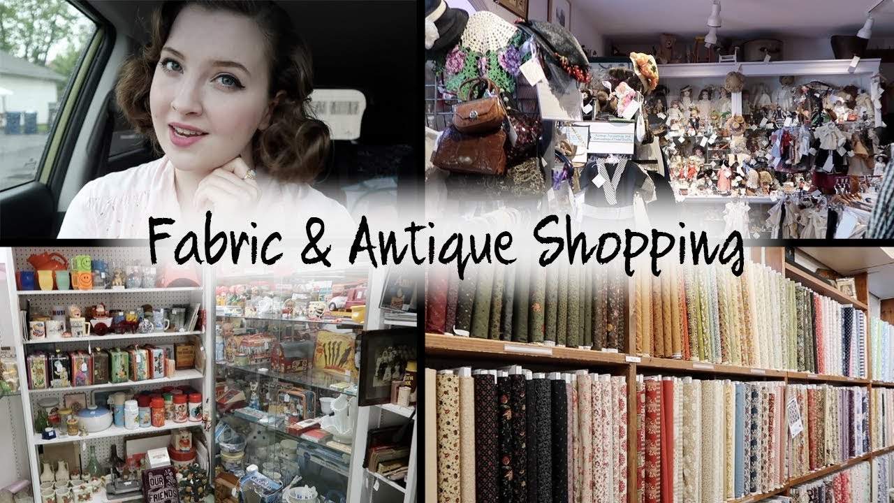 Fabric Shopping & Antiquing in Adamstown : Vlog