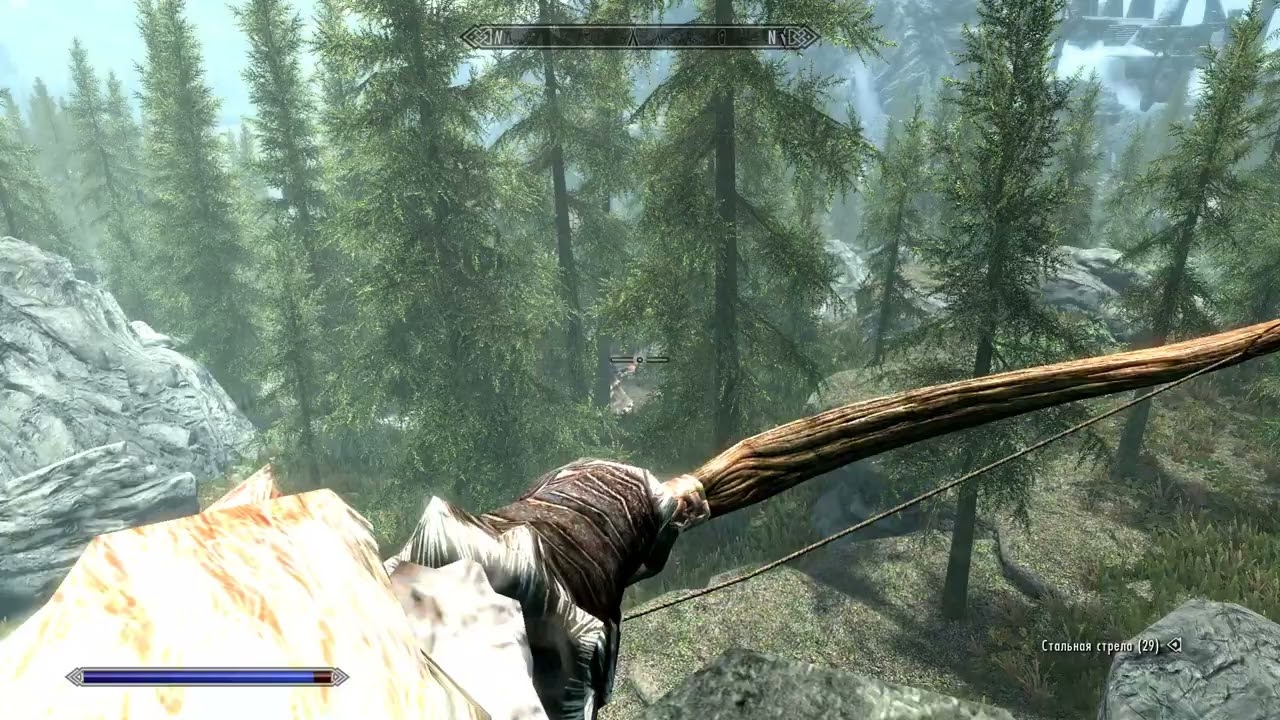 «Моя ПЕРВАЯ битва с драконом! (Skyrim)»