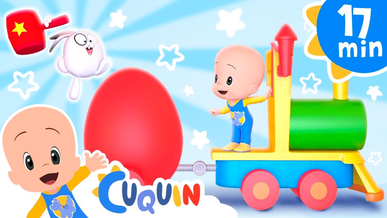 El tren sorpresa de Cuquín | Cánticos | Cleo & Cuquín