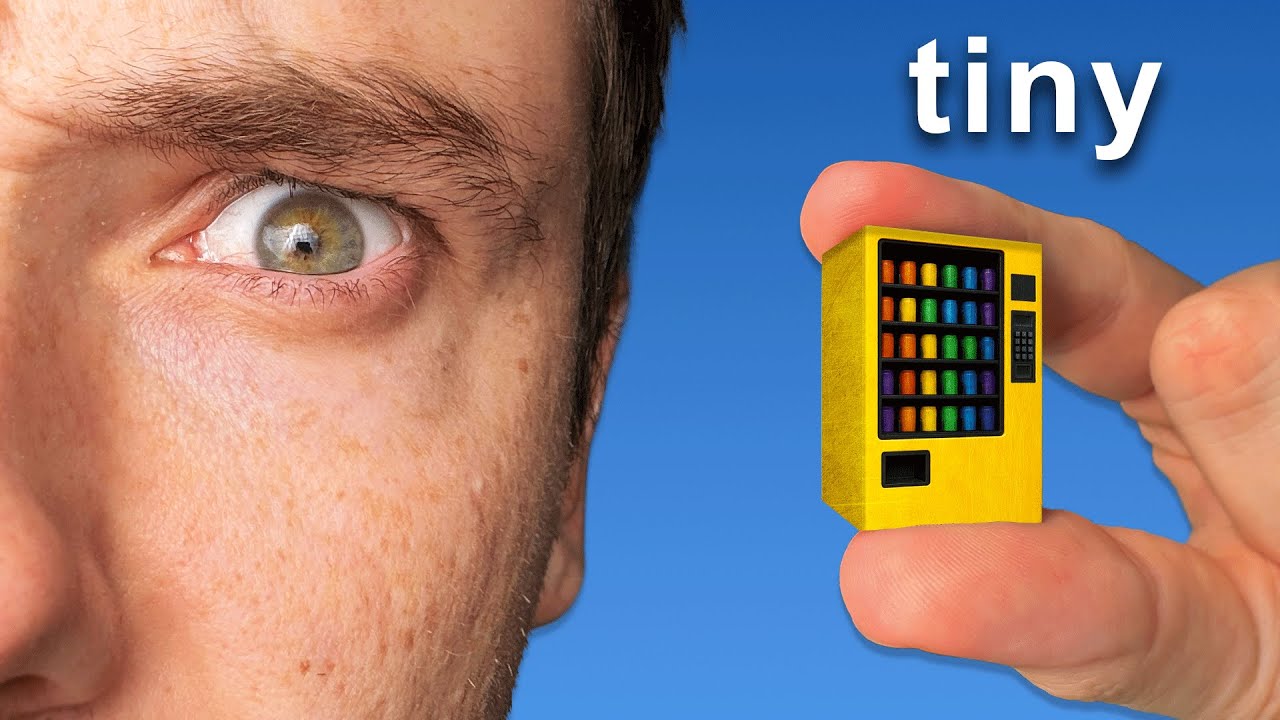 I Made the Tiniest Slime Vending Machine