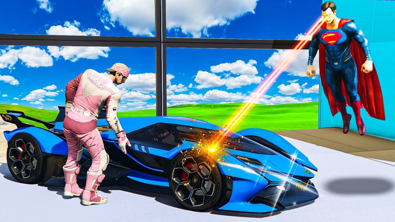 Угон всех машин у Супермена в GTA 5 RP
