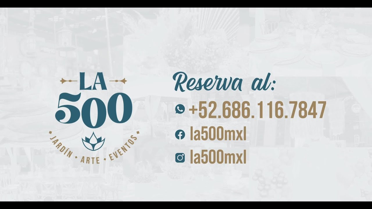 🌿✨Celebra tu evento en La 500✨🌿