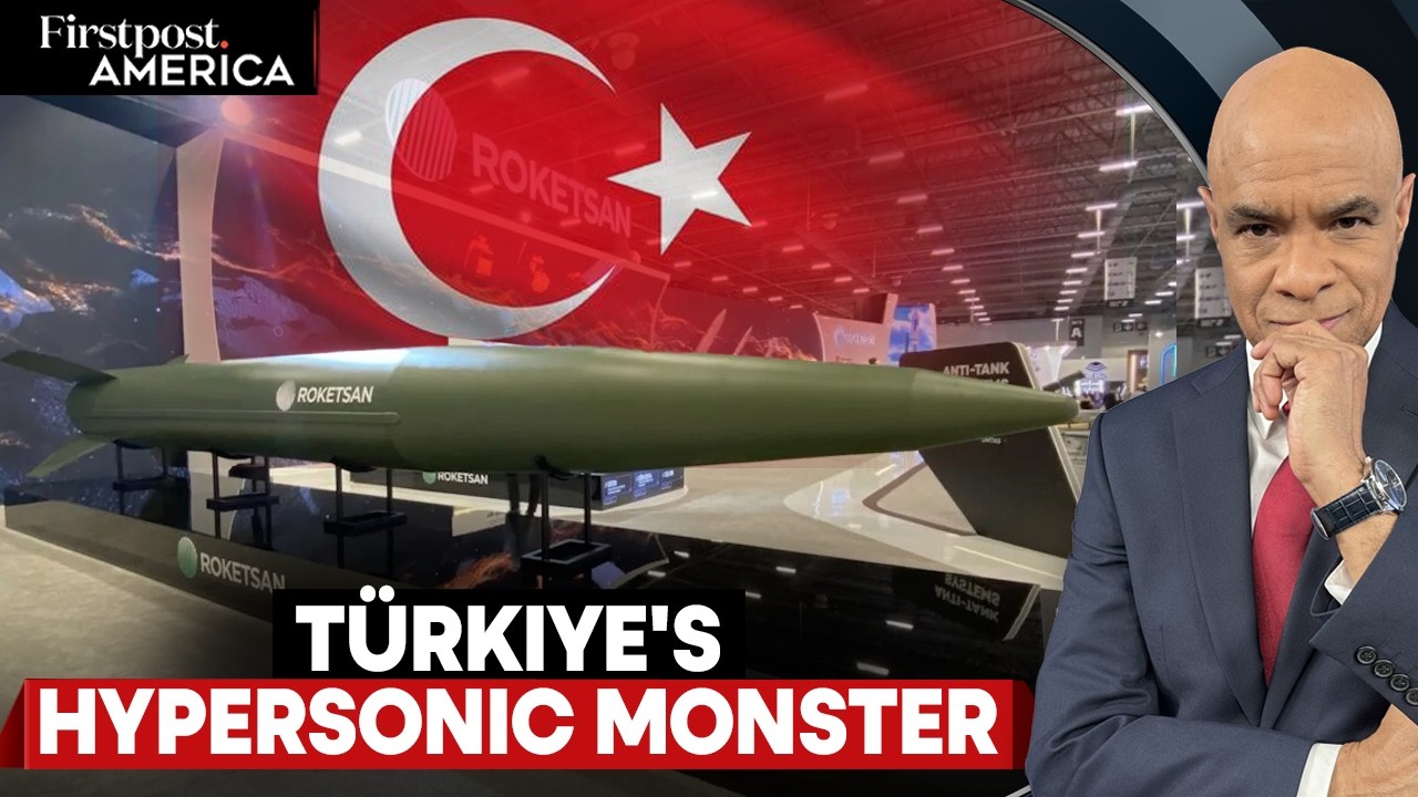 Турецкая ракета Tayfun Block-3 поразила движущуюся морскую цель в Черном море | Firstpost America...