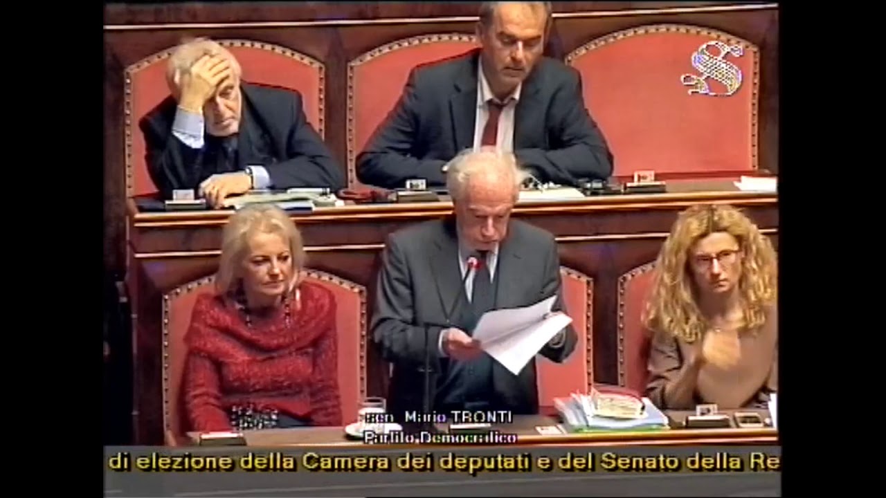 Mario Tronti ricorda la Rivoluzione d'Ottobre in Senato 24/10/17