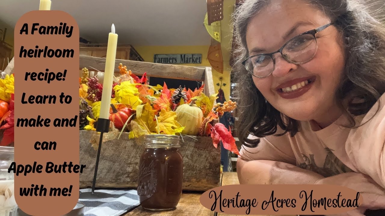 A family heirloom recipe! How to make and can Apple Butter!
