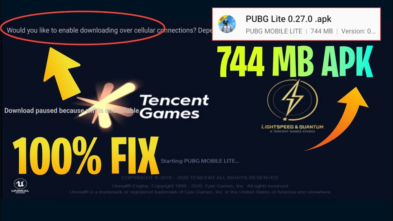 PUBG Lite 0.27.0 😍| Download Paused Becouse Wifi is Unavailable || Pubg Lite New Update 2024 Today