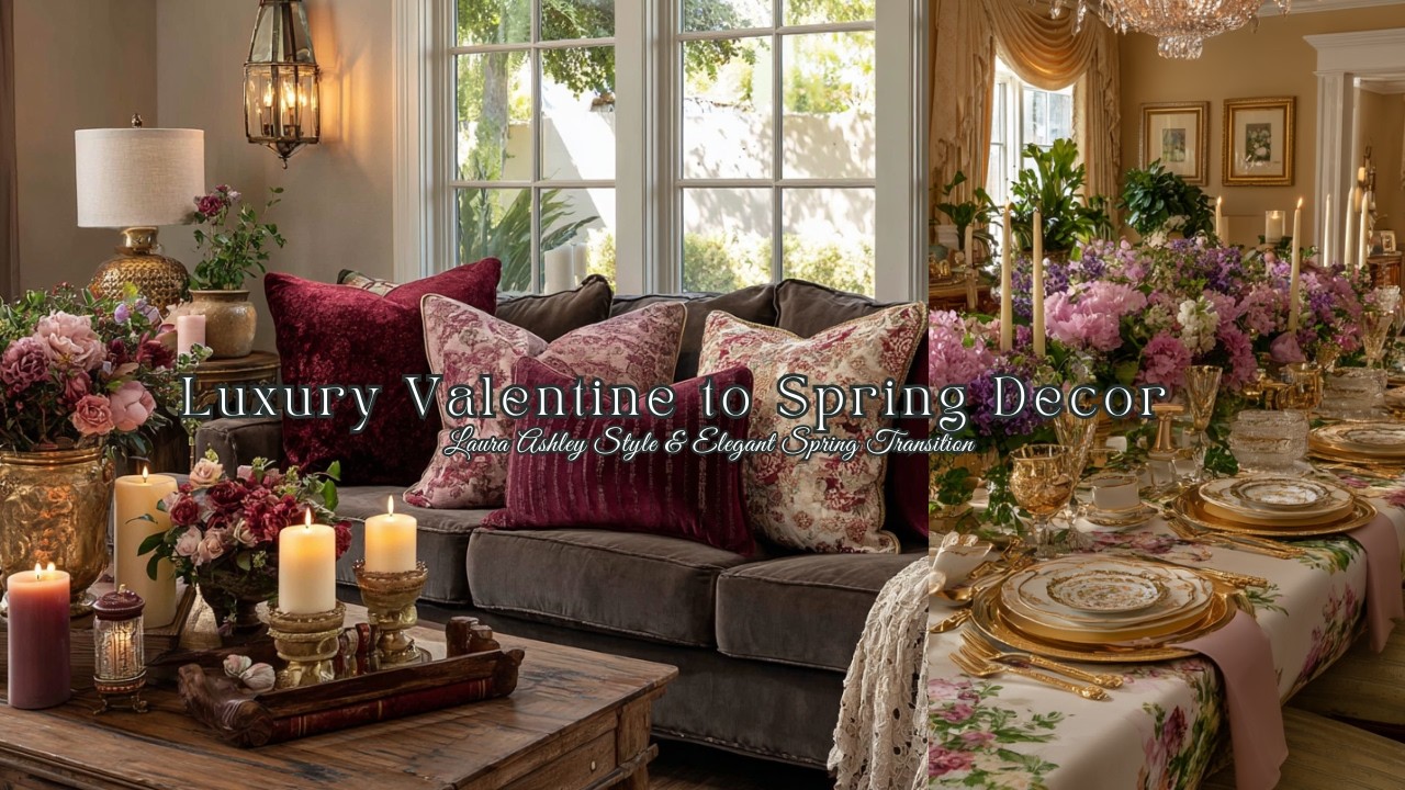 Luxury Valentine Decor Ideas 💕 | Laura Ashley Style & Elegant Spring Transition