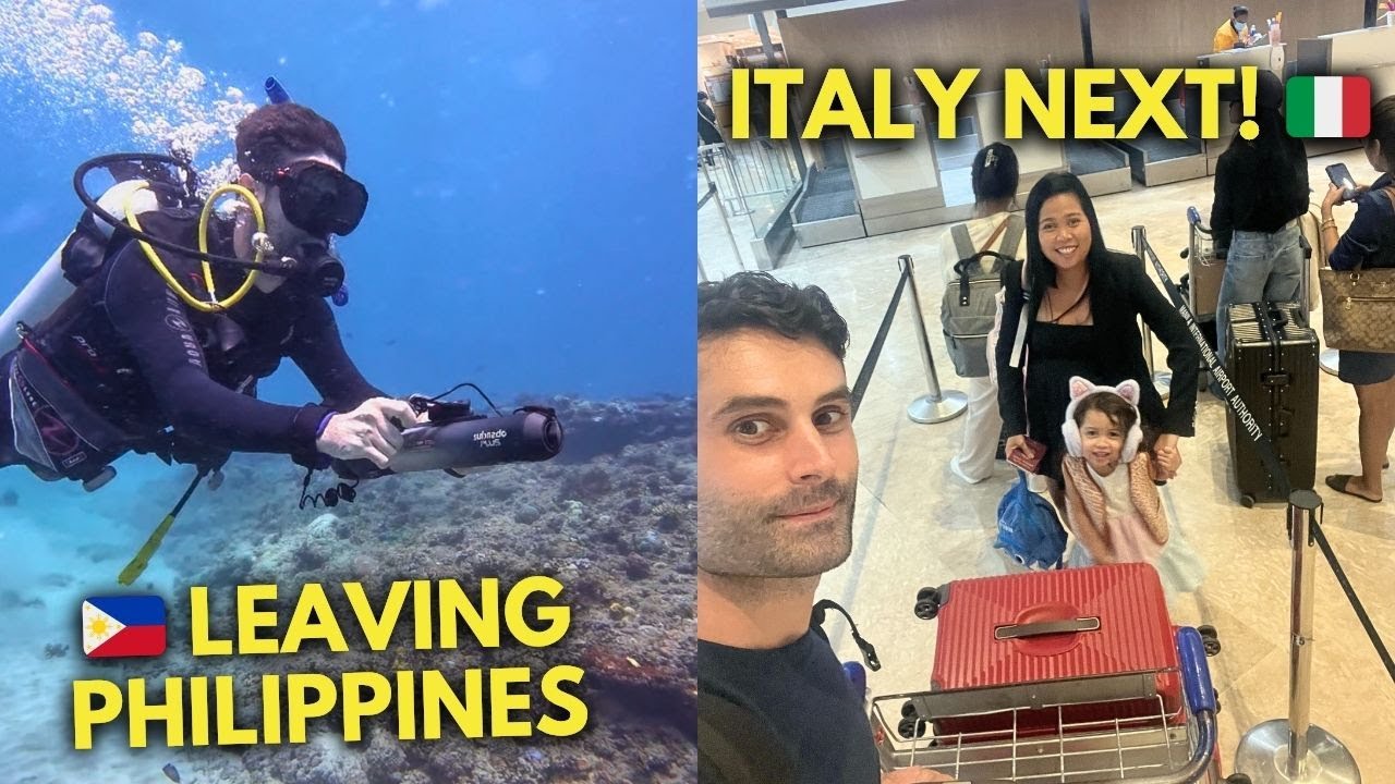 Leaving the Philippines for Italy 🇮🇹 | Last Days & Testing the New Subnado Plus Underwater Scooter!