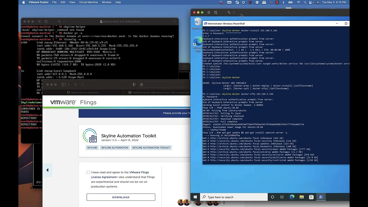 Skyline Automation Toolkit: Backup vcenter