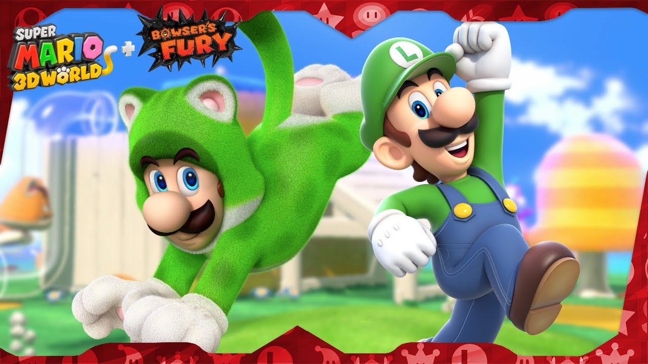 Super Mario 3D World for Switch ᴴᴰ Full Playthrough (All Green Stars & Stamps) Solo Luigi