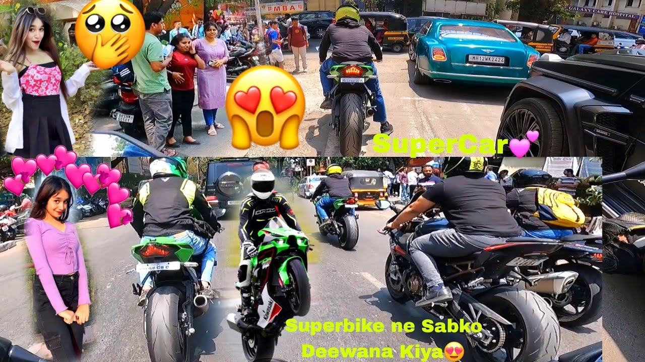 Superbikes Ka Jalwa💕Pune Public Crazy Reactions!!