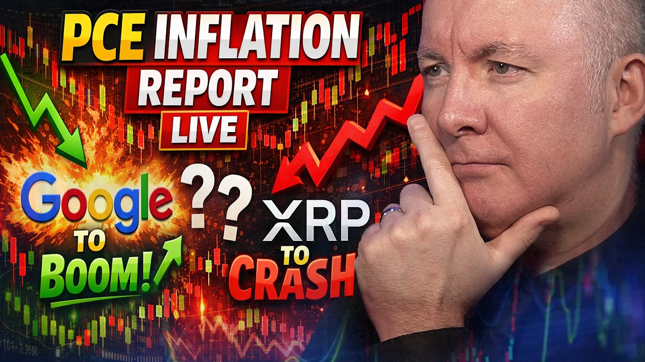 PCE Inflation Report LIVE: Crash or Boom? Google & Crypto on Edge | Martyn Lucas Investor.