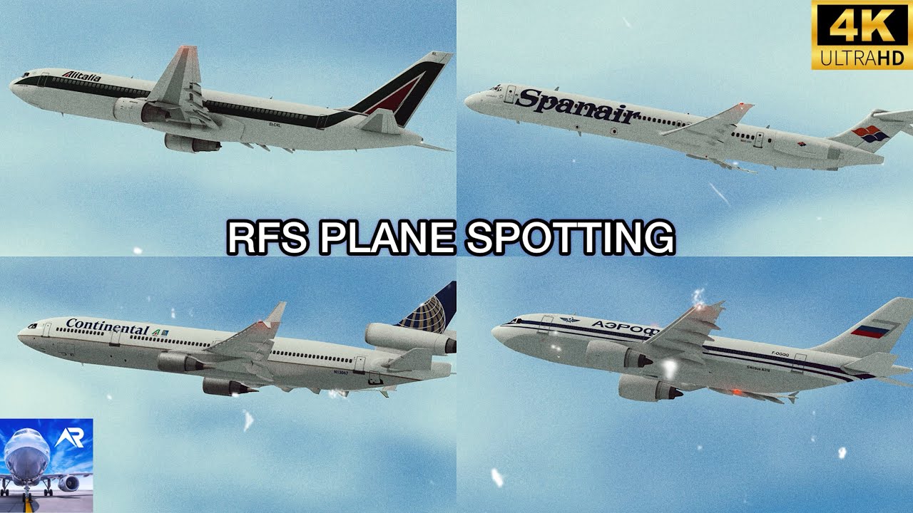 Milan Malpensa Airport Plane Spotting 90’s | RFS- Real Plane Spotting | 4K | #rfsnewupdate