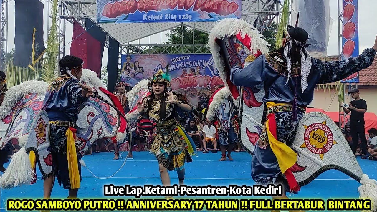 Jaranan ROGO SAMBOYO PUTRO Anniversary 17 Tahun❗Rampokan Celeng Live Ketami Pesantren Kediri