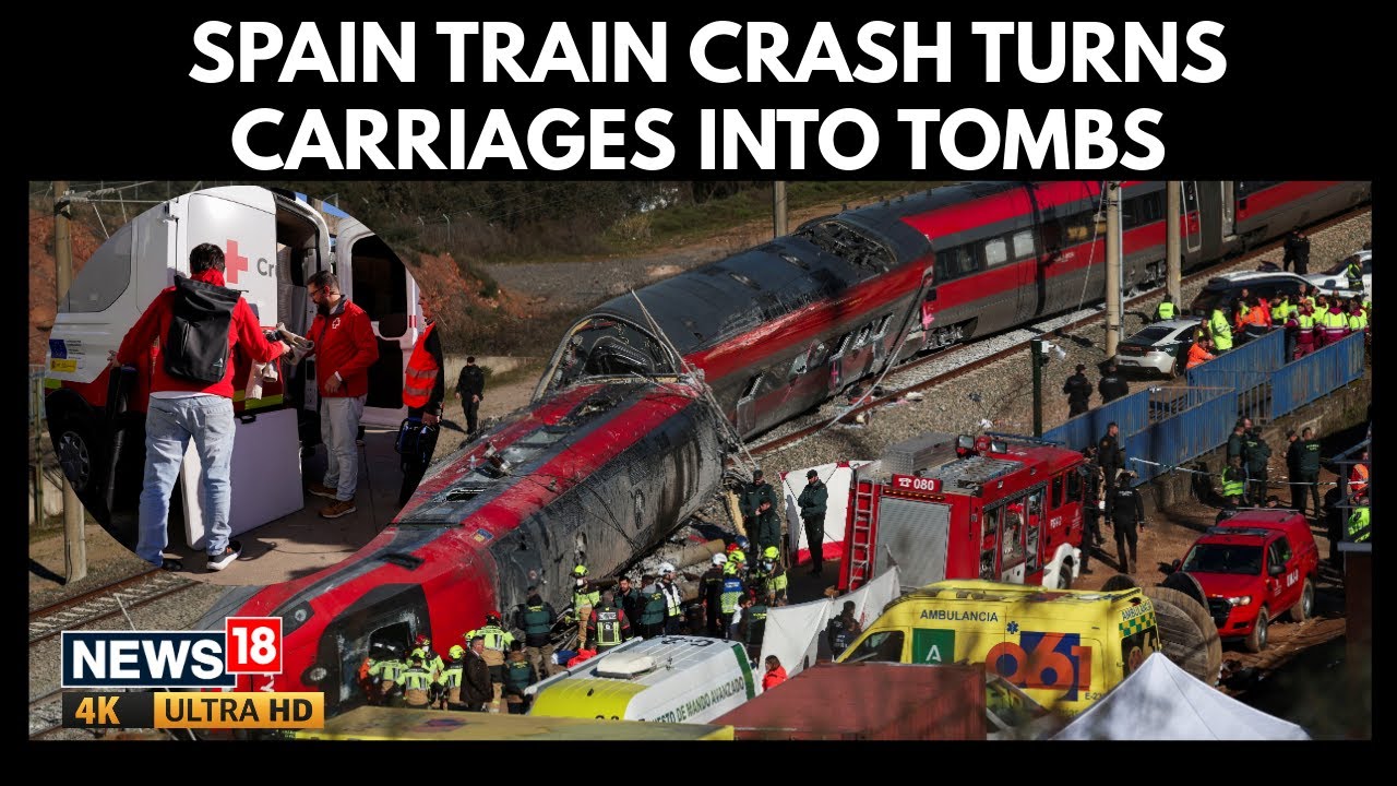 Spain Train Crash 2026: Screams, Chaos & 39 Dead in High-Speed Horror | Passengers Trapped | 4K