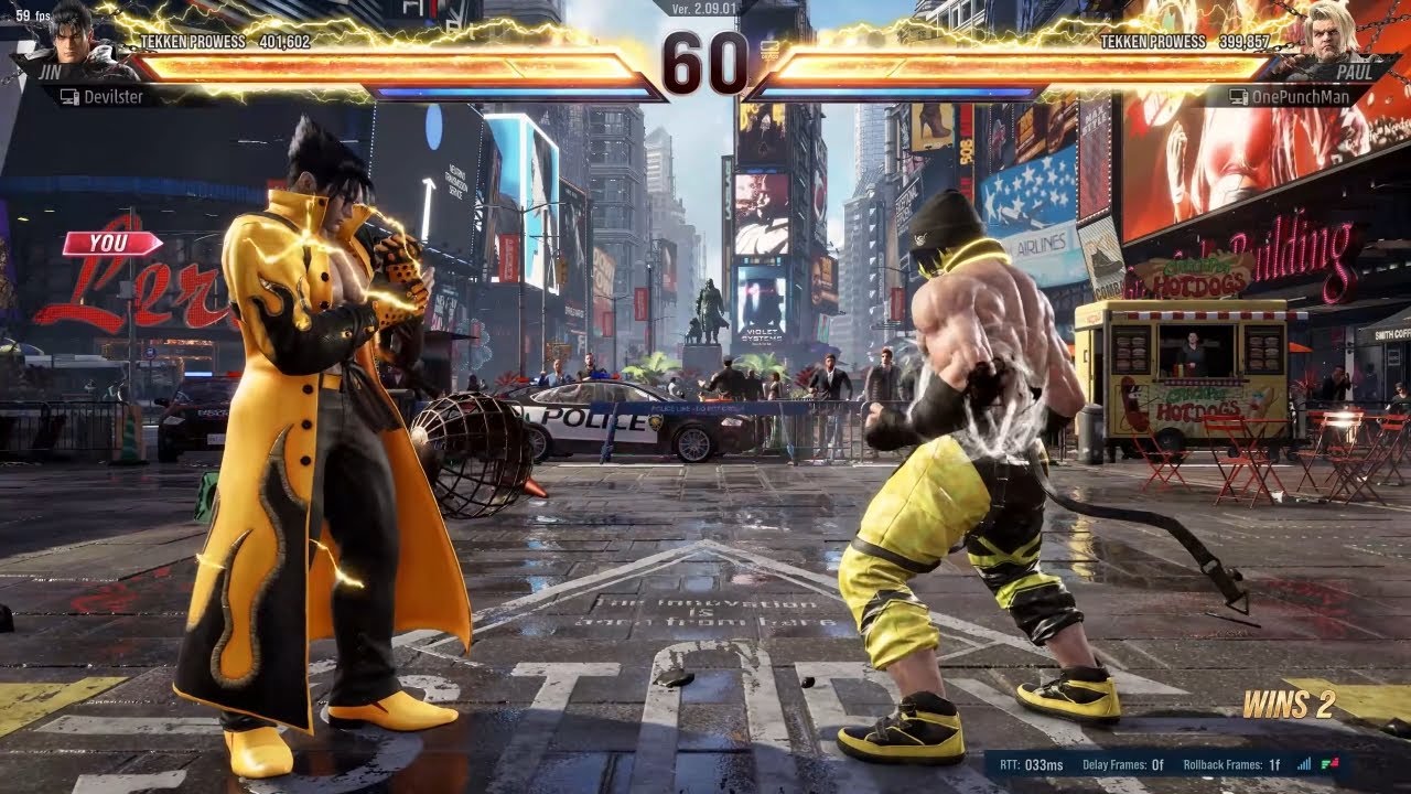 Intense Match | Devilster Jin Fights OnePunchMan Crazy Paul!