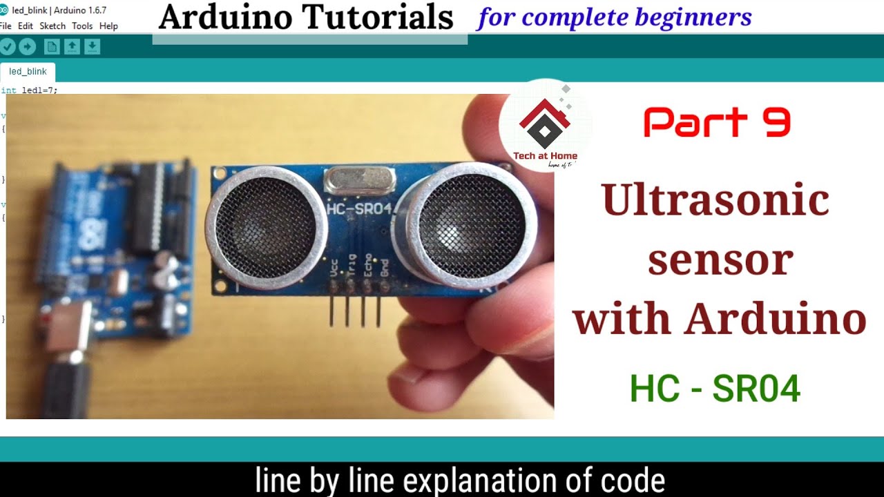 Ультразвуковой датчик HC-SR04 с Arduino (код объяснен) Датчик измерения расстояния - учебник по A...