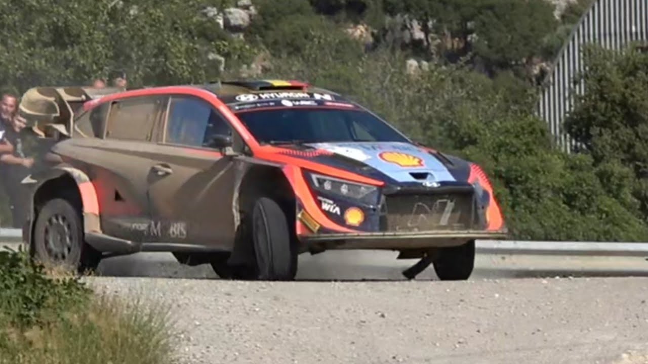 70° Acropolis Rally 2023 big risk,flat out Post Crash & Ogier mistake