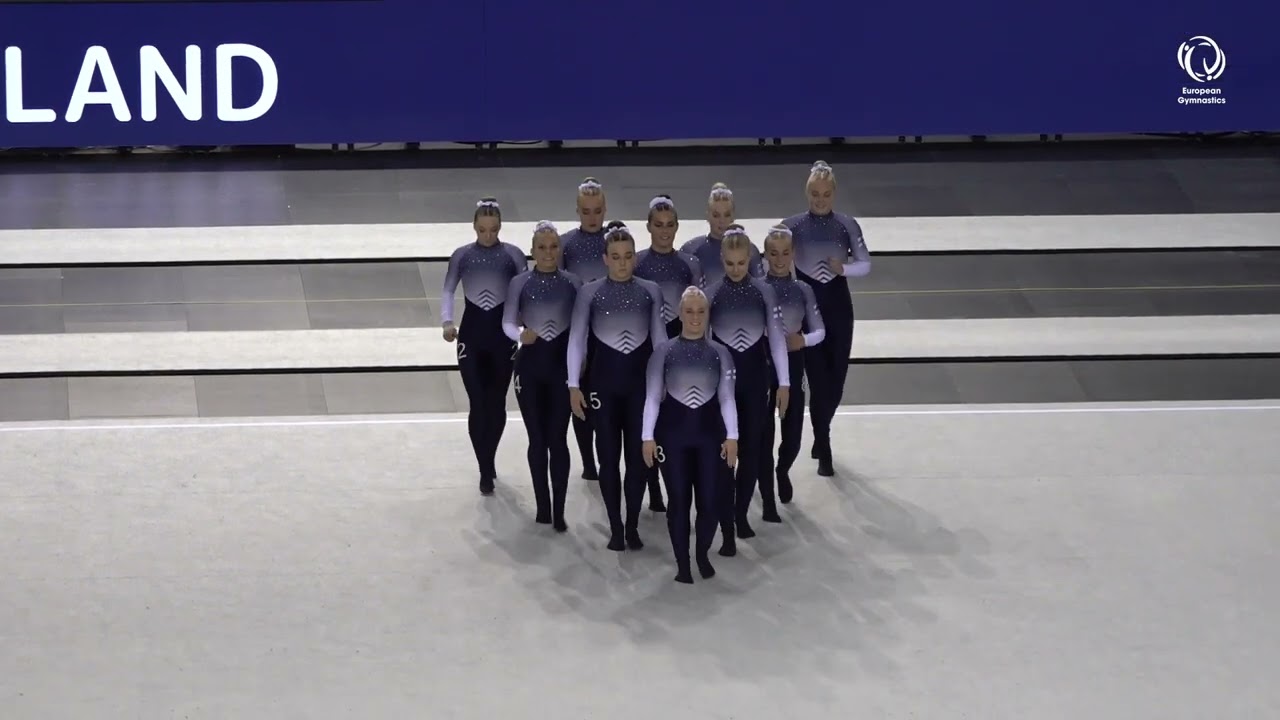 Finland - 2022 TeamGym Europeans, senior women's team final