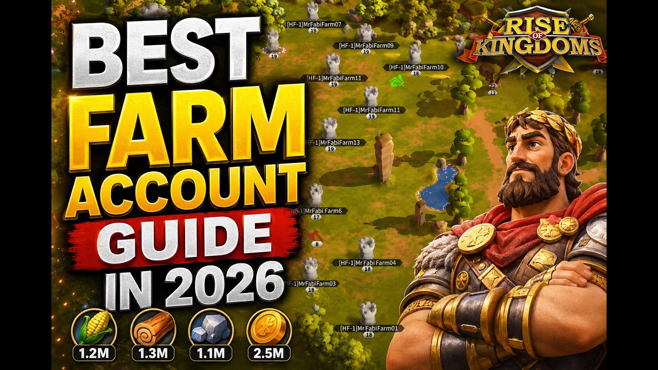 BEST FARM ACCOUNT GUIDE! #farm #fun #grind #f2p #p2w #riseofkingdoms