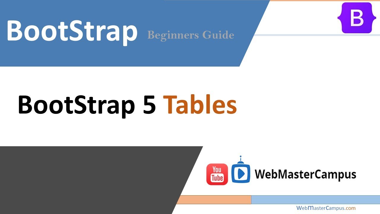 Bootstrap Tables