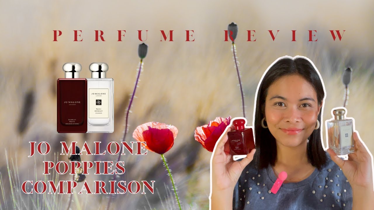 Jo Malone Poppy and Barley versus Scarlet Poppy Review