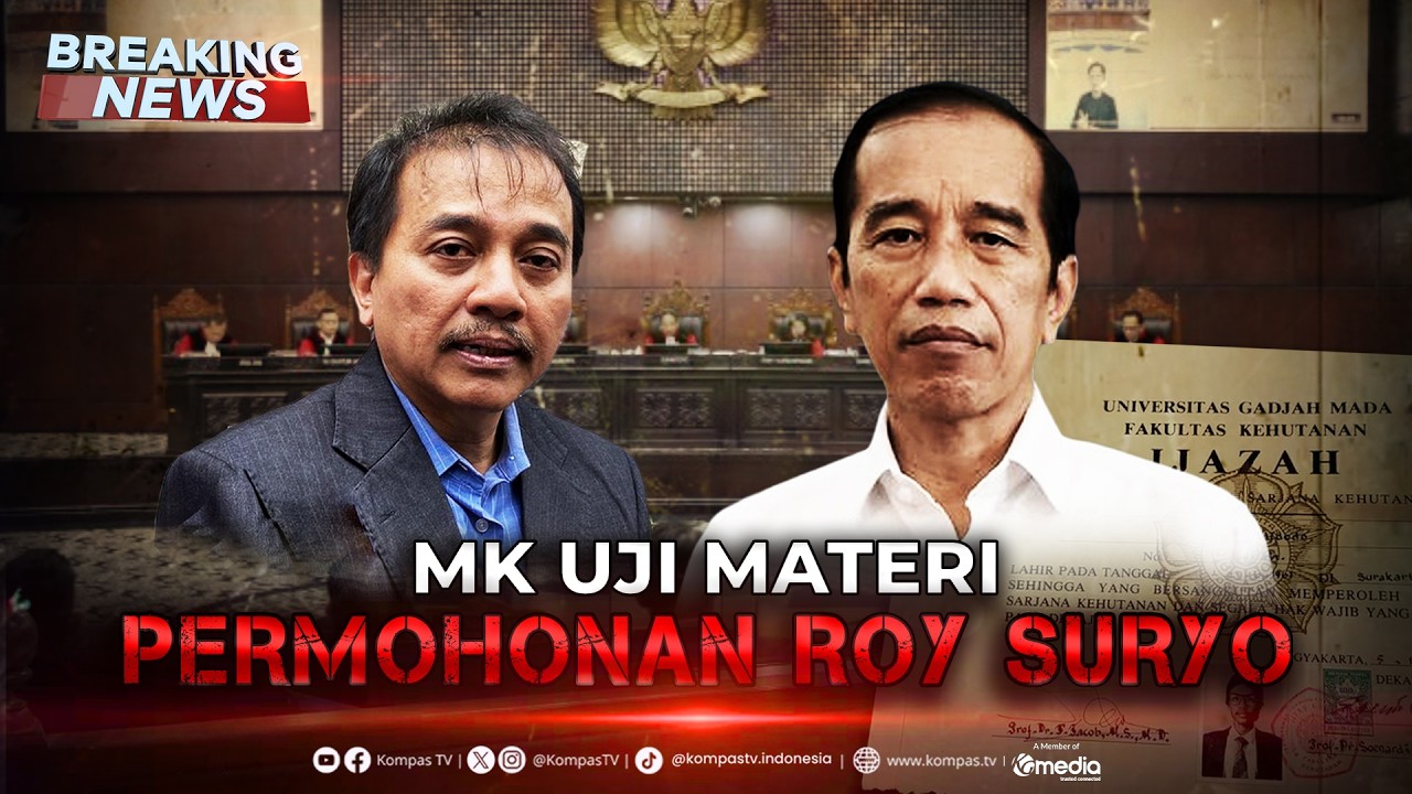 BREAKING NEWS - Sidang MK: Uji Materi Permohonan Roy Suryo di Kasus Ijazah Jokowi