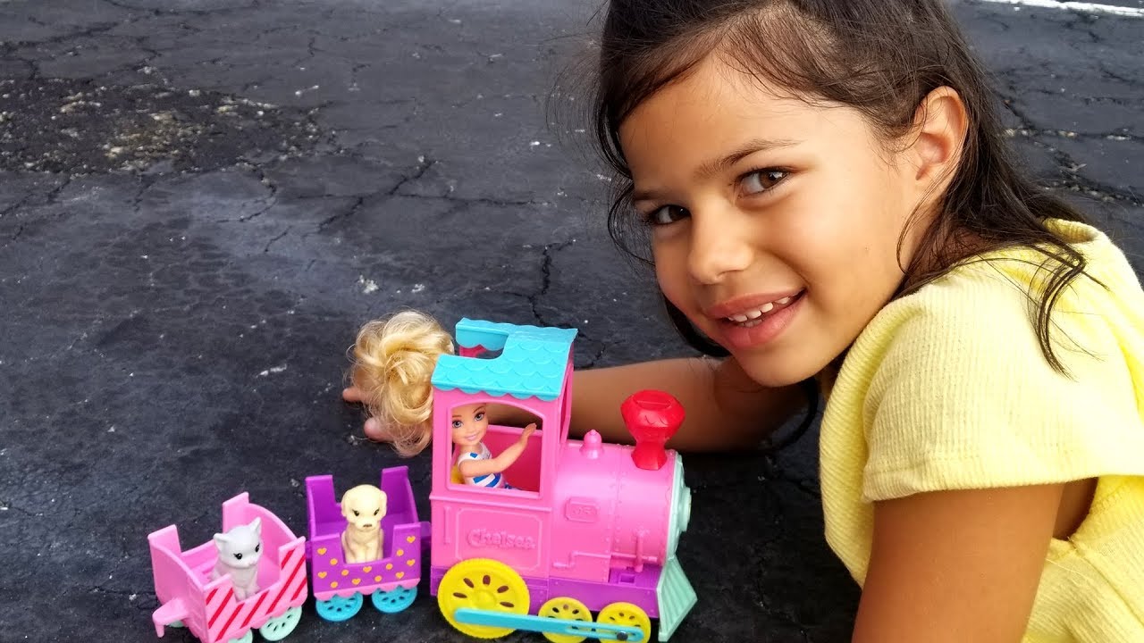 CHELSEA the conductor and Choo  Choo Train - toy animals