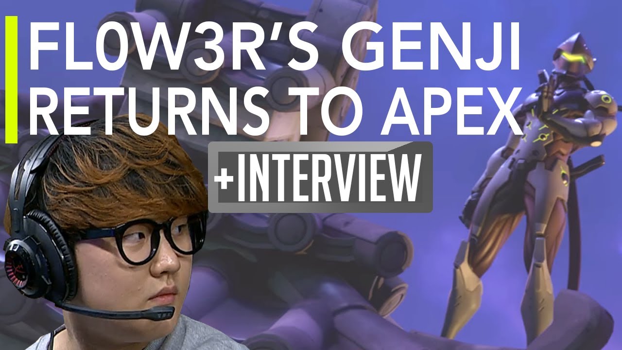 Overwatch Gameplay | Flow3R's Genji Returns to APEX [LW BLUE vs Flash Lux] OGN APEX S3