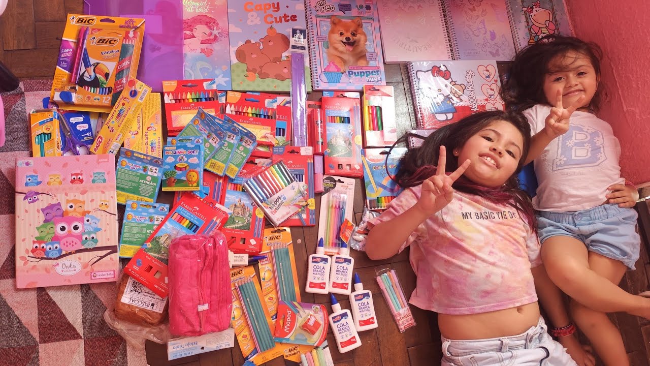 MATERIAL ESCOLAR 2026 DAS MENINAS ❤️